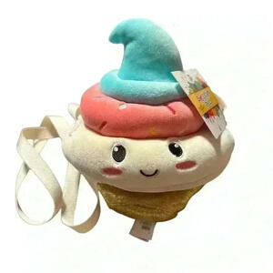 *NEW* Smoochy Pals Ice Cream Cone Plush Purse